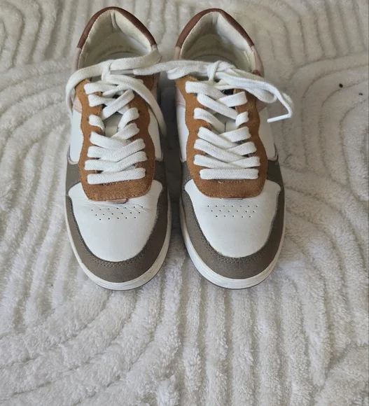 Women's Madewell Leather and Suede Sneakers - New Condition - Picture 2 of 5